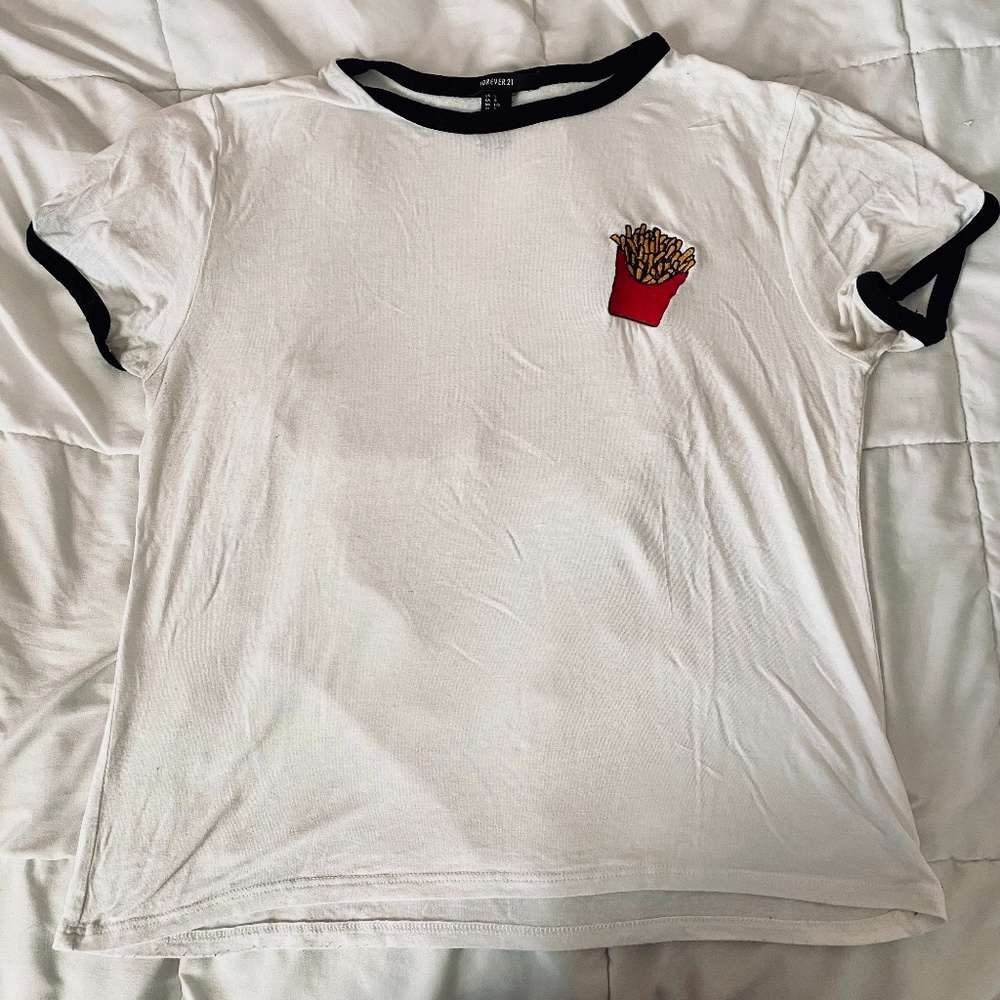 T&T FOREVER 21 Fries T-shirt